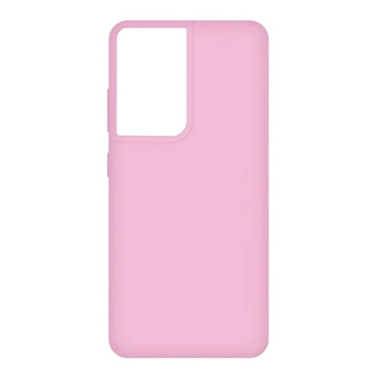 Soft Silicon Case for Samsung Galaxy S21 Ultra Pink